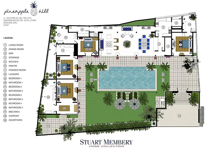 Pineapple Hill 4 Bed Luxury * Seminyak